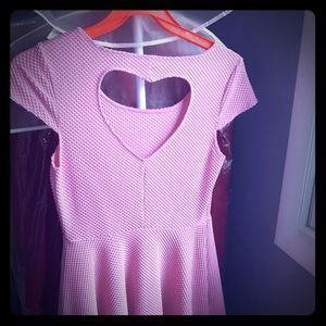 Blush pink spring dress